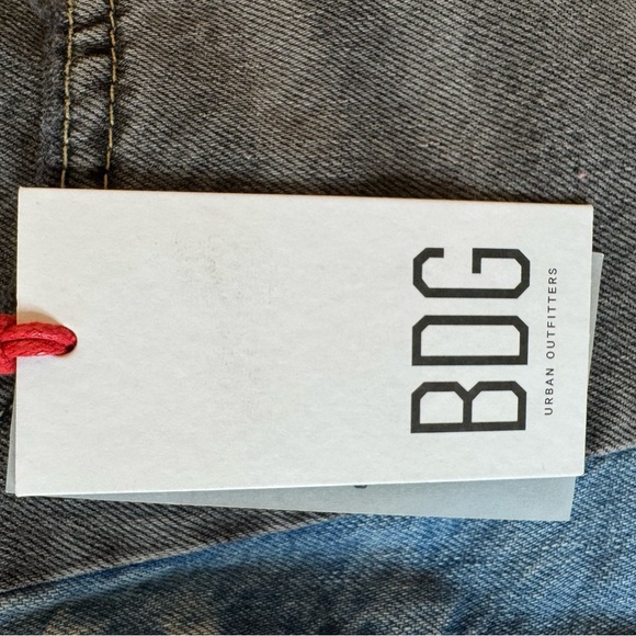 BDG Blue and Gray Jean Shorts - Picture 6 of 7